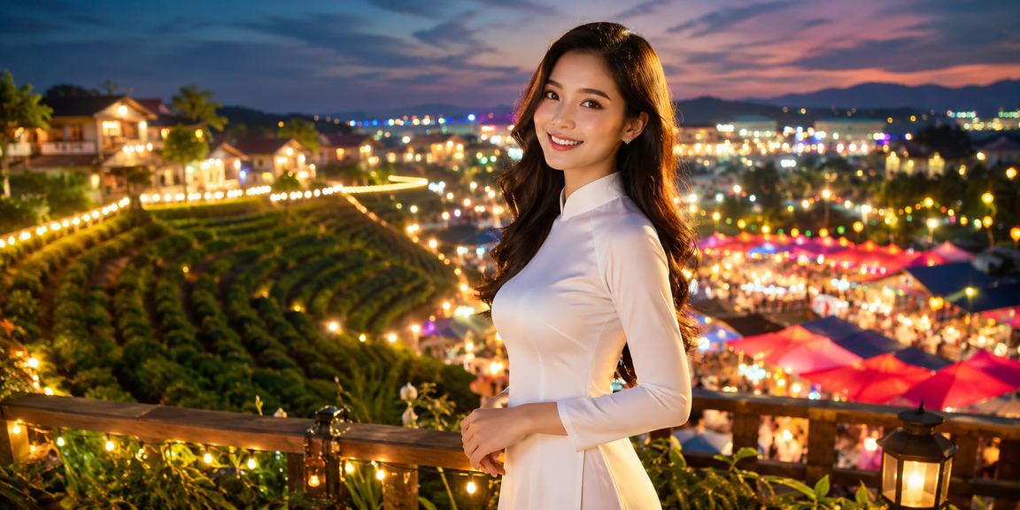 Người dùng tại Buôn Ma Thuột mặc áo dài theo dõi sự kiện thể thao và đặt cược trực tuyến trên điện thoại