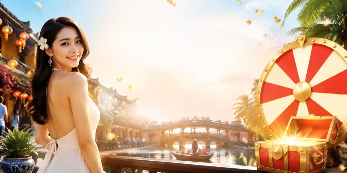 Không khí lễ hội Hội An và trò chơi may mắn trực tuyến trên điện thoại